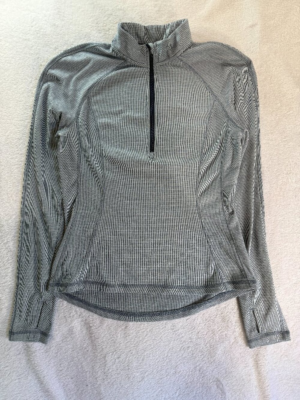 Avalanche Outdoor Supply Womens 1/4 Zip Performance Running Top Sz Sm Grey